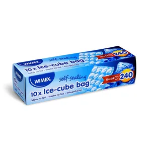 Woreczek do lodu (LDPE) samozamykający na 24 kostki (10 szt)